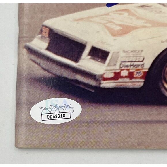 Bobby Allison Signed Vintage Program 1983 Champion Spark Plug 400 JSA COA - Picture 4 of 6